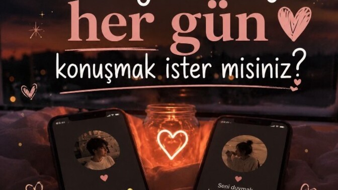Sevdiğiniz biriyle her gün konuşmak ister misin?