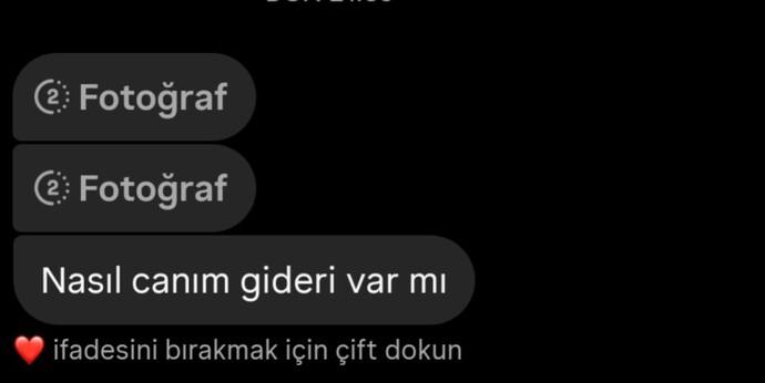 Tav olduğunuz durumlar var mi?