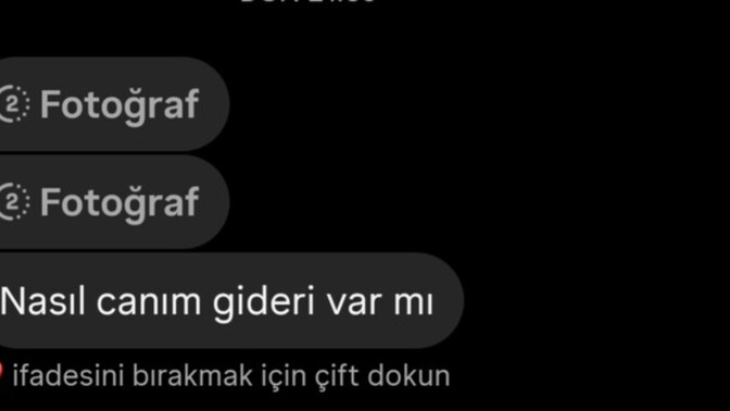 Tav olduğunuz durumlar var mi?