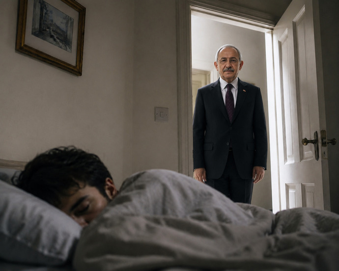 Gece kapınızda böyle bir şey görseniz ne yaparsınız?