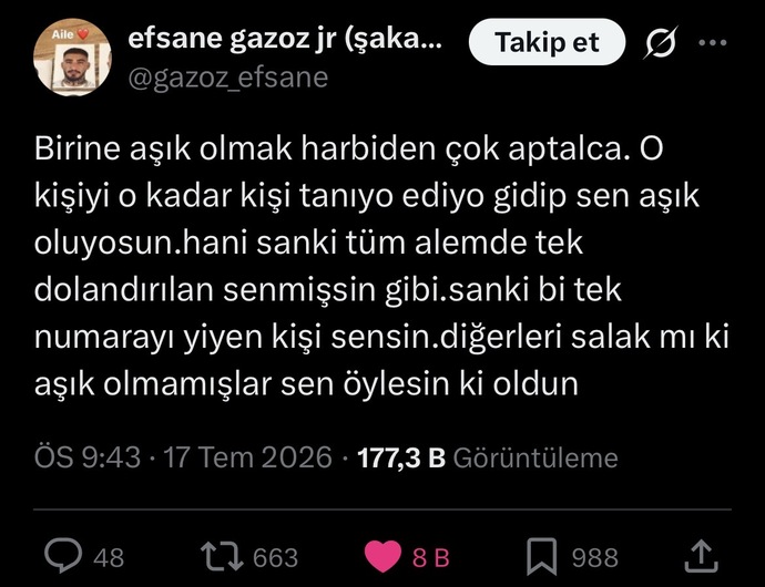 Birinin size aşık olmasını istiyor musunuz?