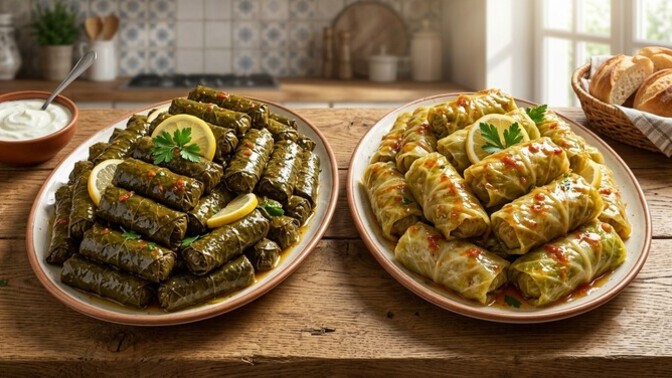 Sizce hangisi daha efsane, yaprak sarması mı lahana sarması mı?