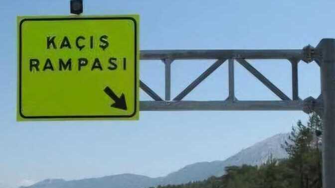 Kaçış rampansı, güvenli alan.. senin var mı, varsa nedir?