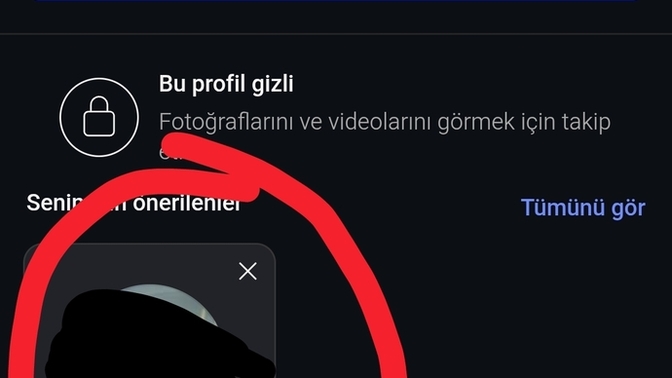 Instagram profil önerilerinde hep aynı hesabın çıkması ne anlama geliyor?