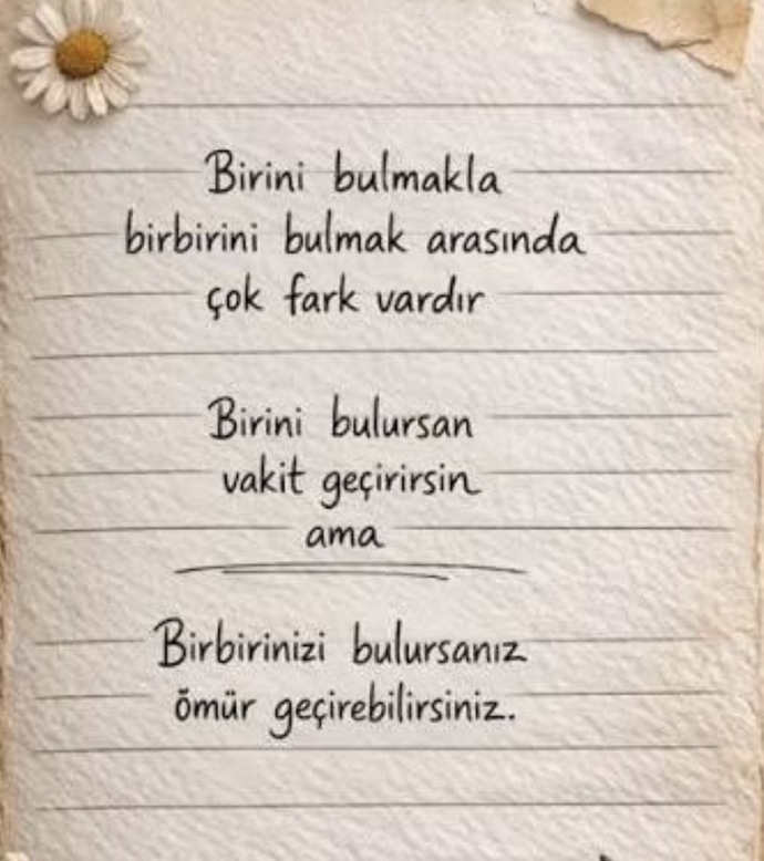 Birini bulmakla birbirini bulmak arasındaki psikolojik ve duygusal fark tam olarak nedir?