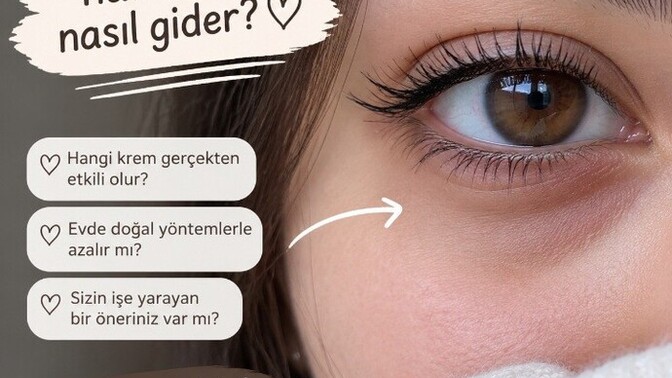 Kızlar, göz altı halkası için ne iyi gelir, nasıl tamamen geçer?