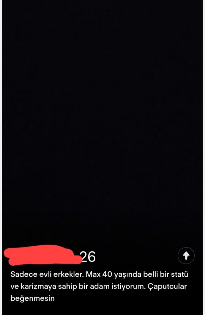 Tinderda karşıma çıkan kadına bakar mısınız?