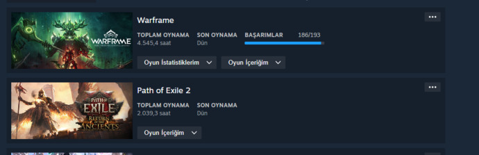 Bir defadan fazla oynadığınız oyunlar var mı?