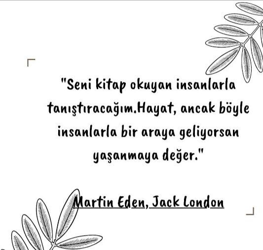En sevdiğiniz kitap alıntısı ne?