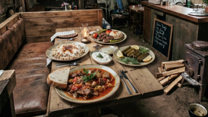 Böyle bir mekanda yemek yemeye cesaret edebilir misiniz?