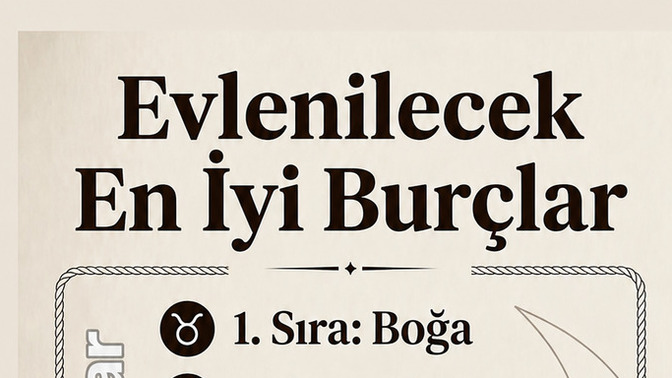 Hangi burçla evlilik daha uyumlu olur, hangi burçla evlenmek isterdin?