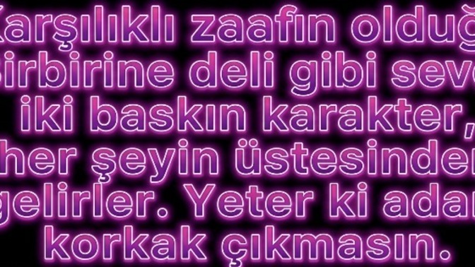 İliskilerde iki baskin taraf/ iki pasif taraf iliskisi iyi olur mu?