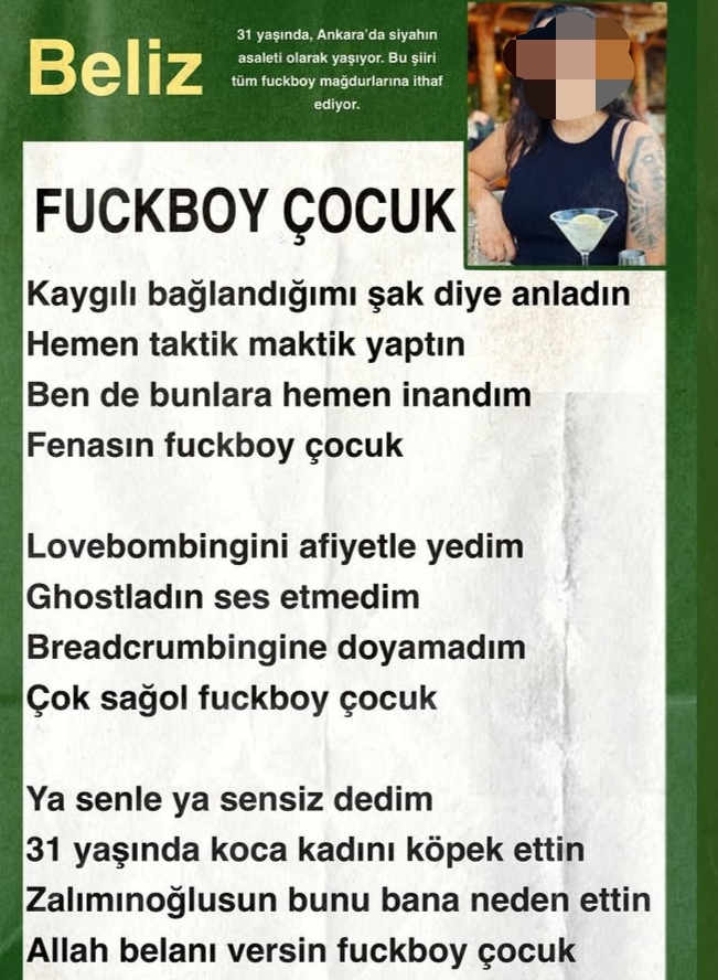 Şiir yazma konusunda yetenekli misiniz?