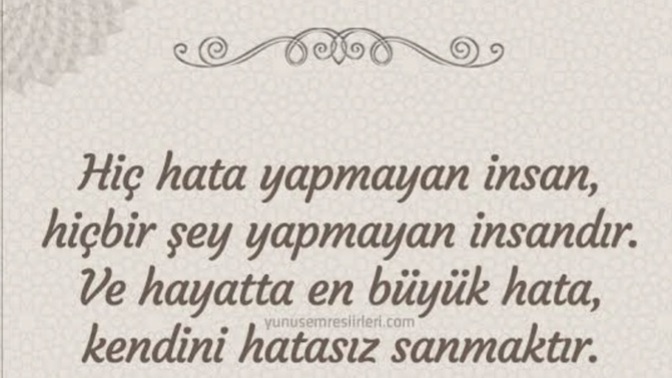 Hata yapmaktan korkar mısın?