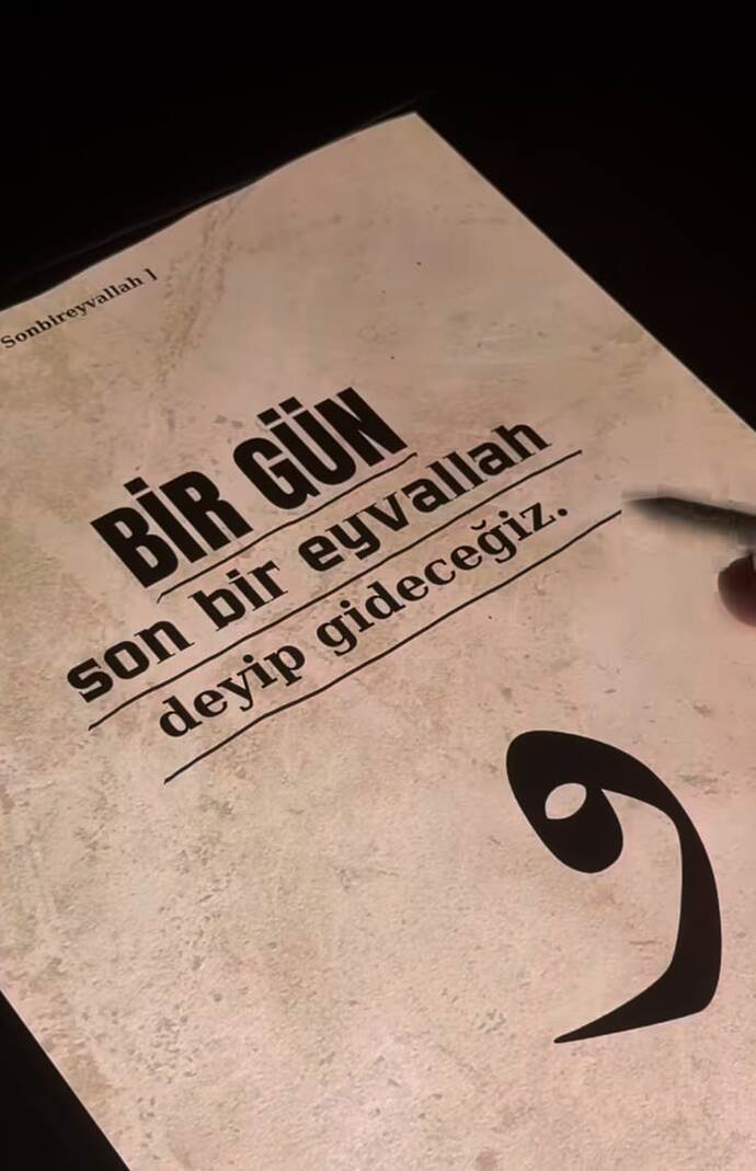 Düşünsene, bir gün beni soruyorsun ve aldığın cevap “Başın sağ olsun” oluyor… Böyle bir şeyi duysaydın üzülür müydün?