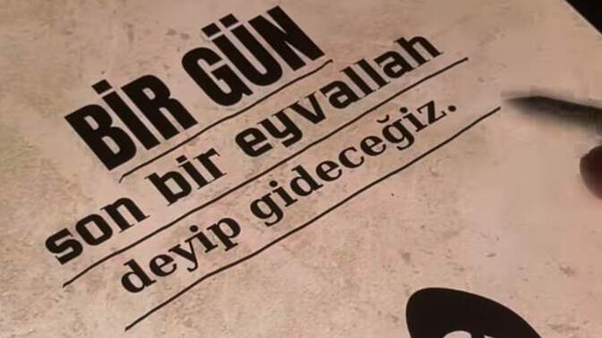 Düşünsene, bir gün beni soruyorsun ve aldığın cevap “Başın sağ olsun” oluyor… Böyle bir şeyi duysaydın üzülür müydün?