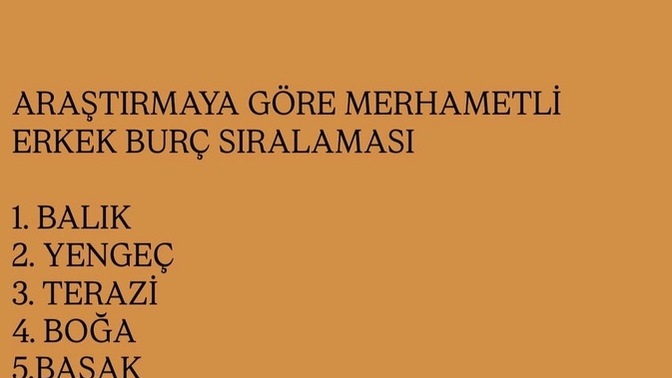 En merhametli burç hangisidir?