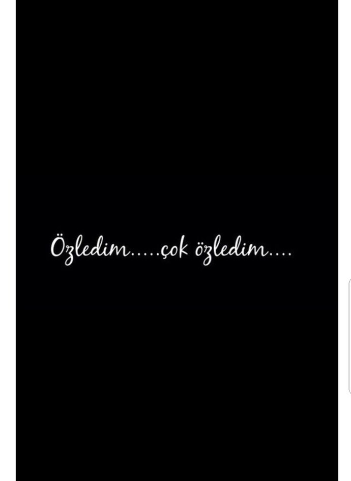 Daha önce hiç birine özledim diye mesaj attın mı?
