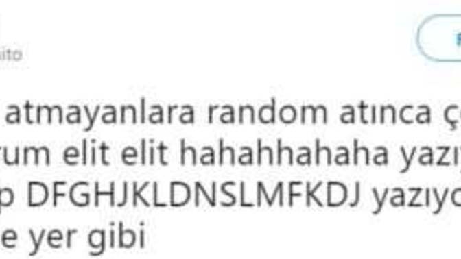 Attığınız randomu beğenmeyince değiştiriyor musunuz?