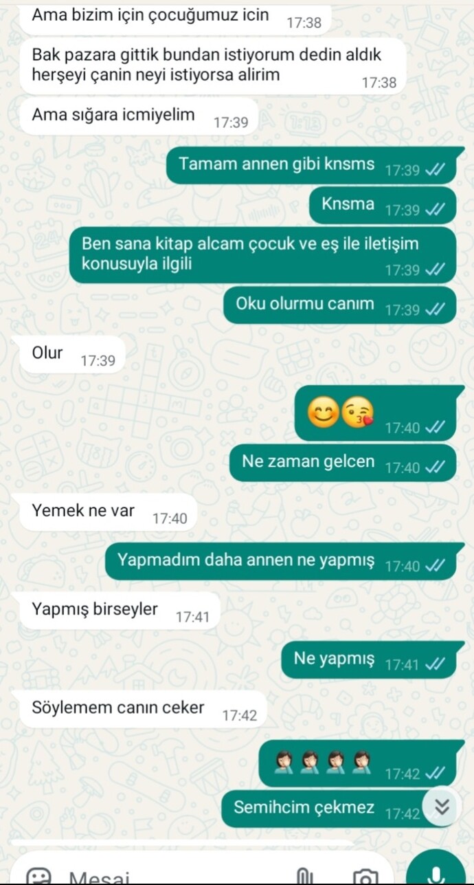 Sizce eşimin konuşmaları sinir bozucu mu değil mi?
