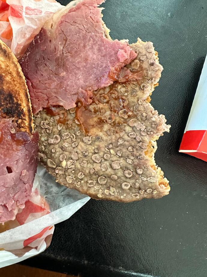 Burger King etlerinin görüntüsünden siz de tiksiniyor musunuz, tadı güzel diye yine de yiyor musunuz?