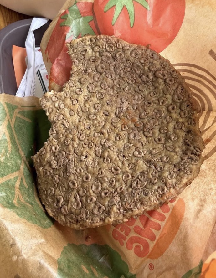 Burger King etlerinin görüntüsünden siz de tiksiniyor musunuz, tadı güzel diye yine de yiyor musunuz?