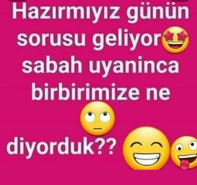 Günaydın mesajı şart mı?