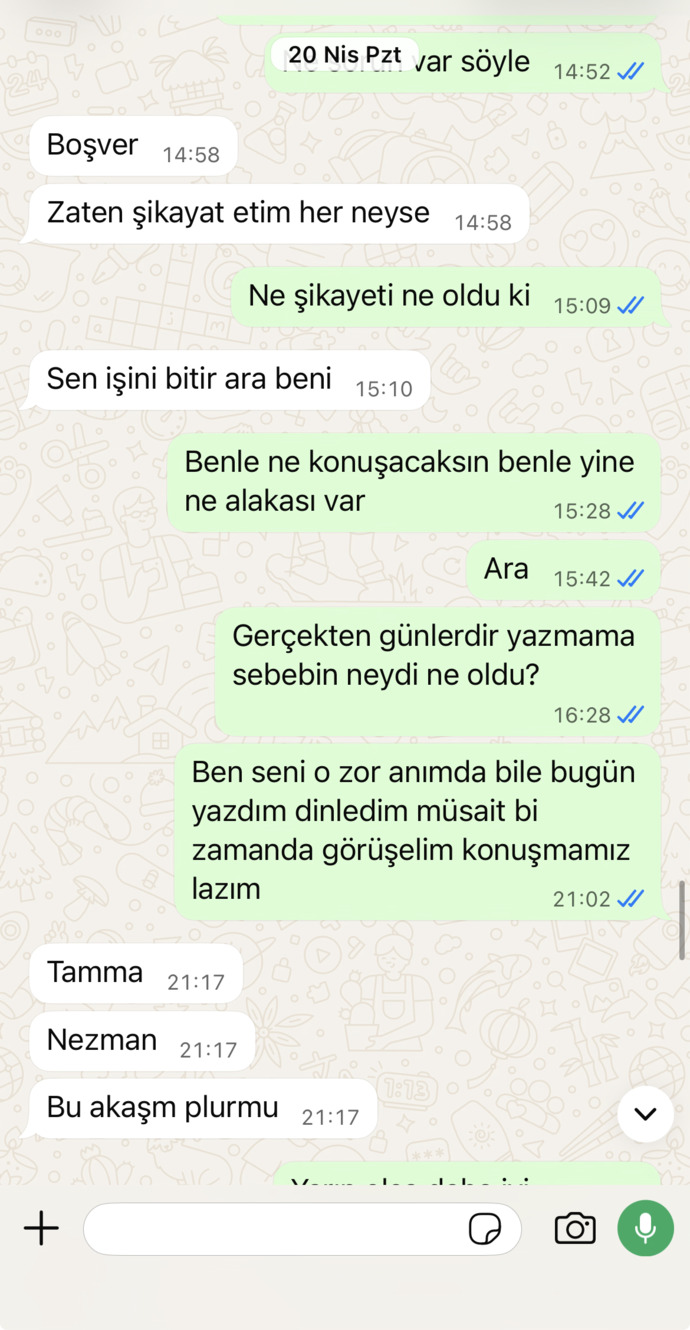Bana bahaneler bulup ilgi göstermeyen, gitmeyen ama sahip de çıkmayan erkek beni gerçekten seviyor mu?