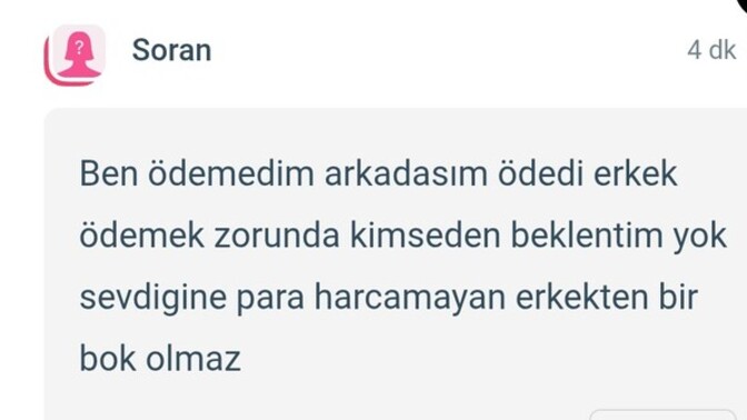 Hesabı her zaman erkek mi ödemeli?