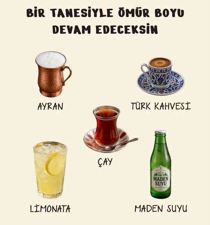 Bir ömür boyu hangi içecek ile devam ederdiniz?