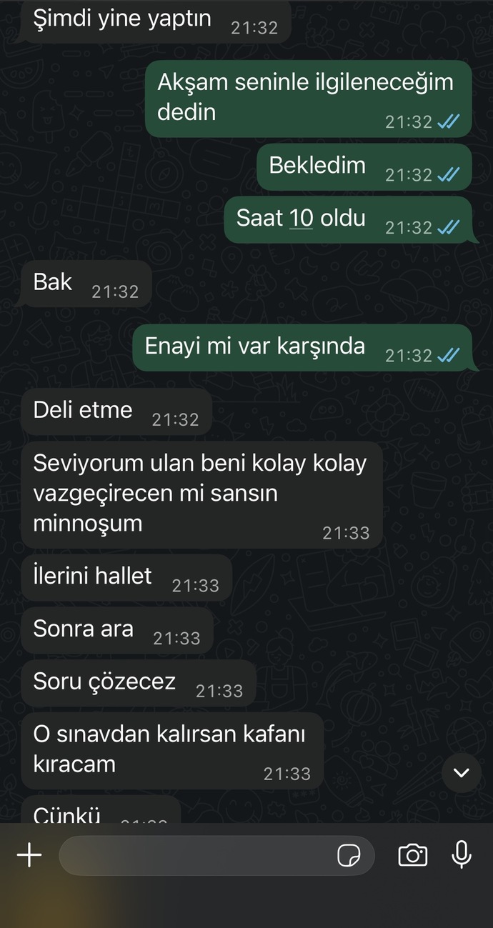 Sizce ben mi abartmişim yoksa hakli miyim?