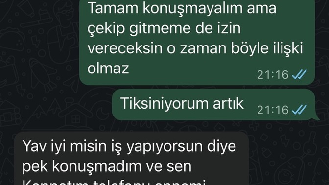 Sizce ben mi abartmişim yoksa hakli miyim?