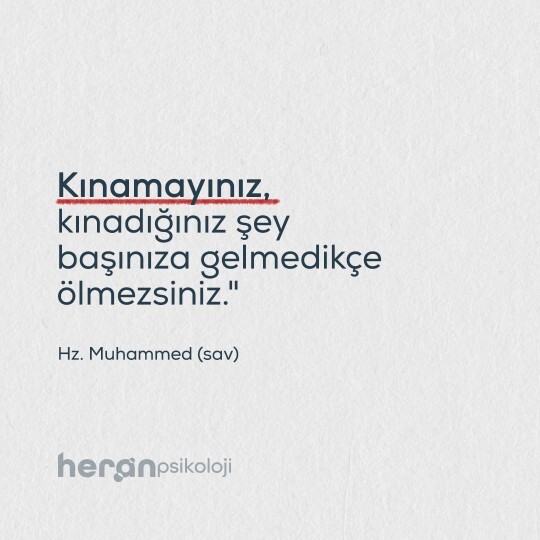 İnsan kınadığını mı yaşar?