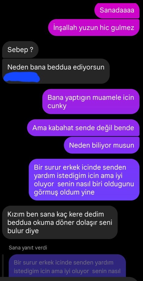 Ex in sizce bana karşı hisleri ne?