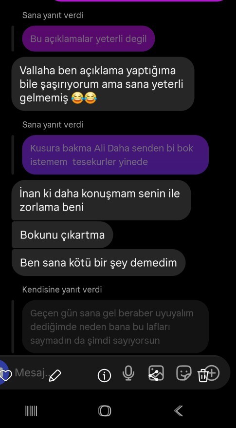 Ex in sizce bana karşı hisleri ne?