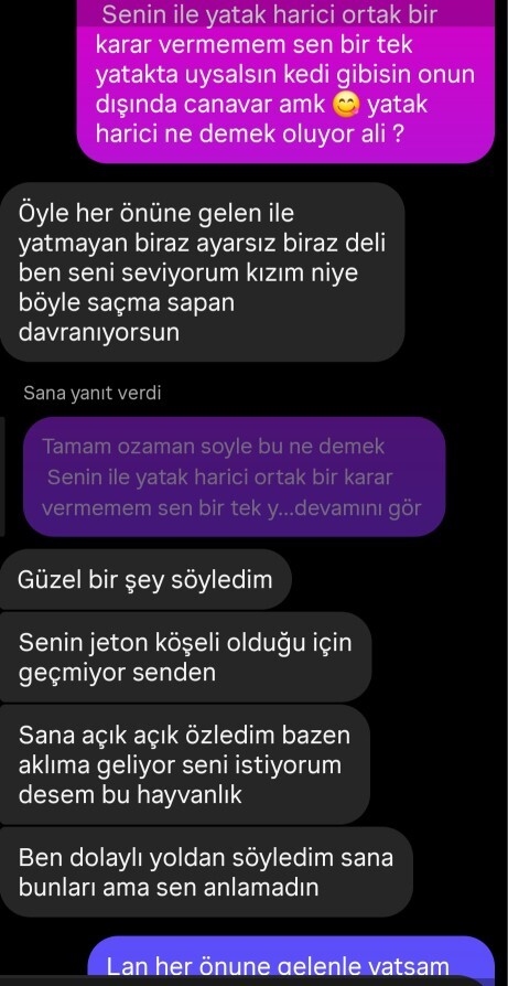 Ex in sizce bana karşı hisleri ne?
