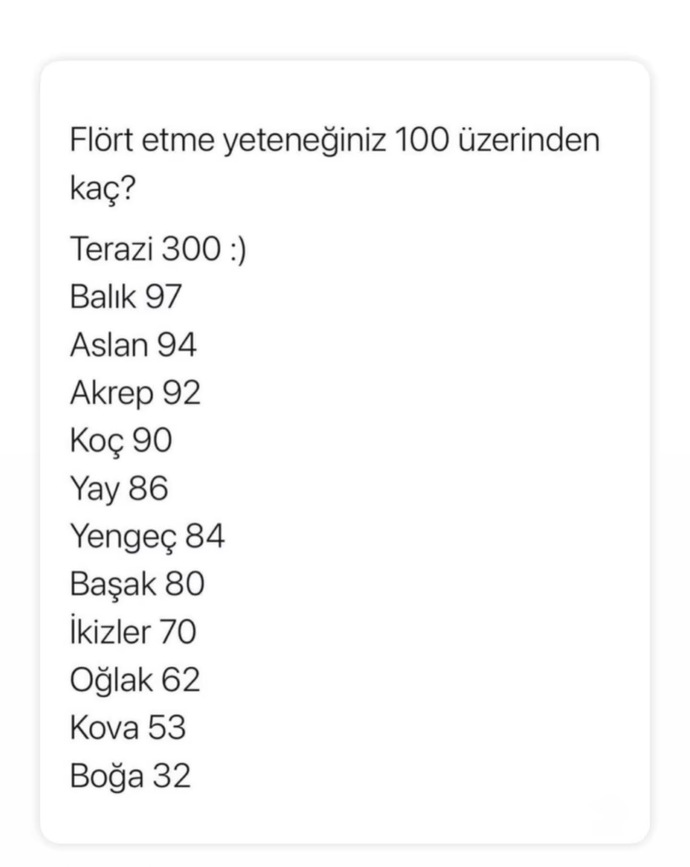 Flört etme yeteneğiniz nasıl?