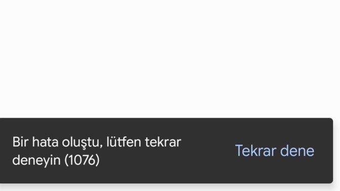 Noldu bu geminiye neden hata veriyor düzelmesi için ne yapmam lazım?