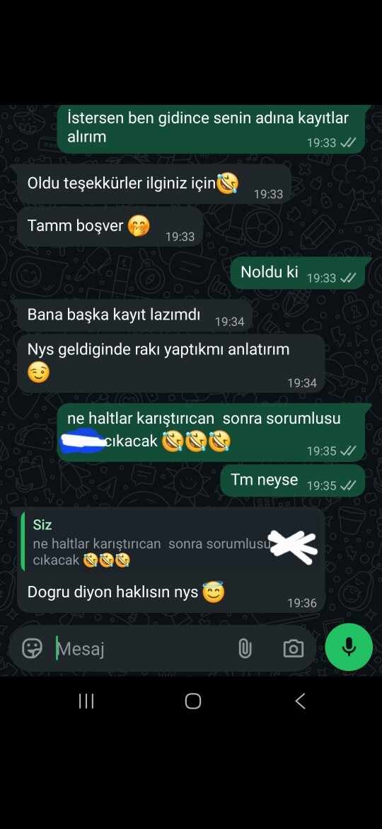Kız arkadaşının mesajında bunları görünce ne düşünürsün?