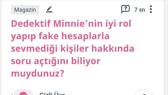 Sitede adınıza soru açarak hedef gösteren üyeler ile ilgili ne düşünüyorsunuz?