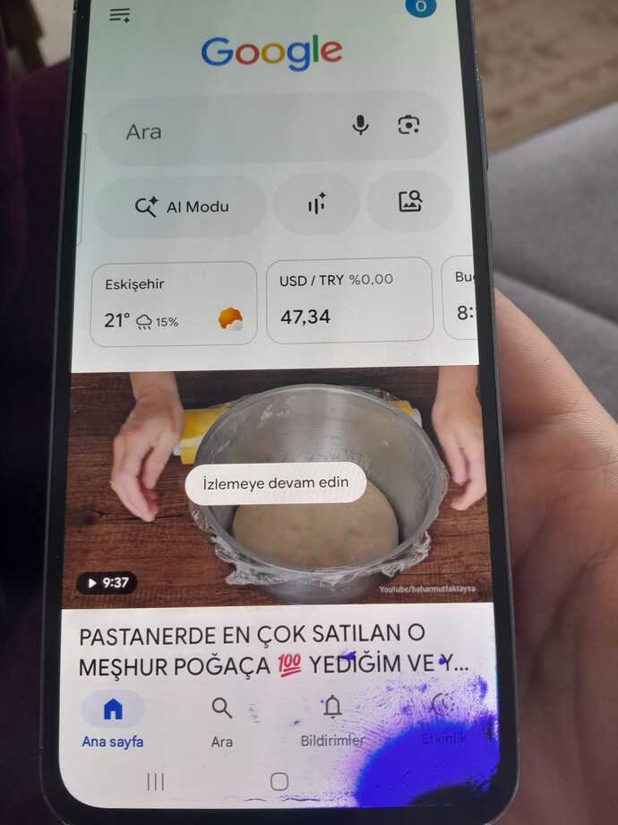 Telefonda böyle oldı?