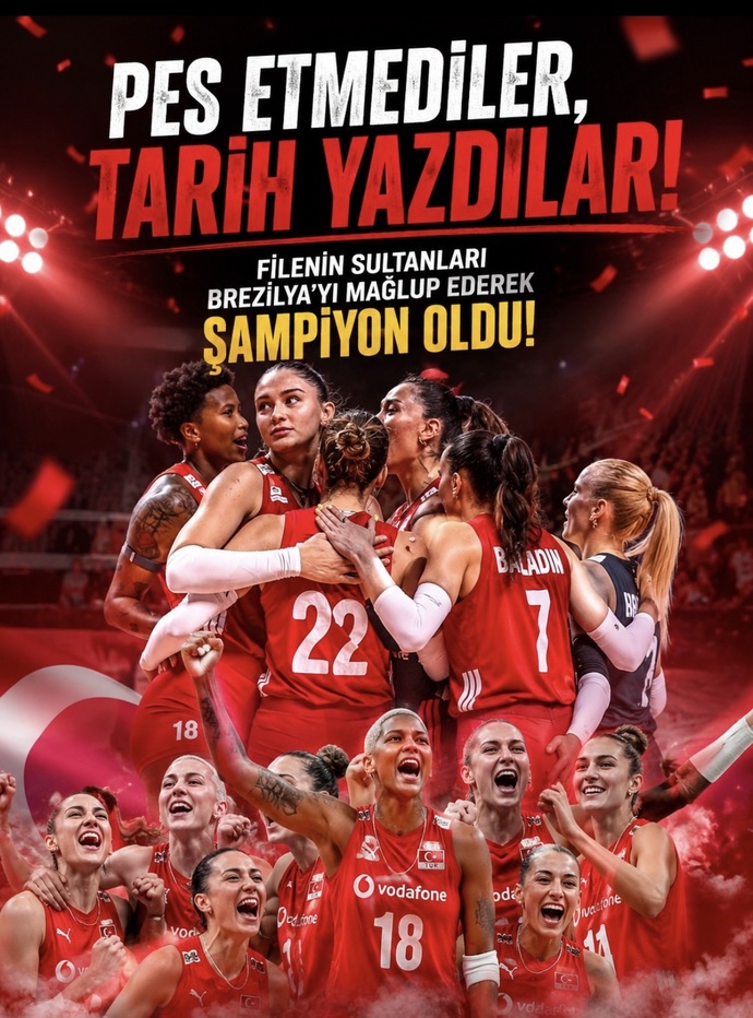 Brezilya’yı 3-1 yenip şampiyon olan Filenin Sultanları hakkında ne hissediyorsunuz?