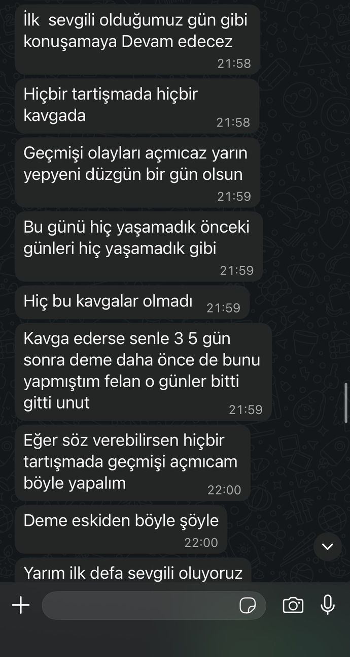 Sizce bana ilgisi var mi geçiştiriyor mu?