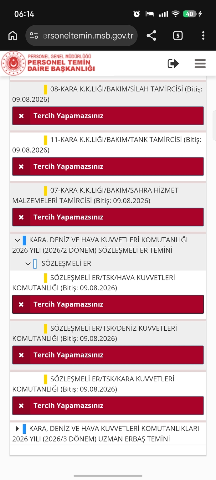 Bakın sözleşmeli bile olamıyorum yaş sınırına takıldım.