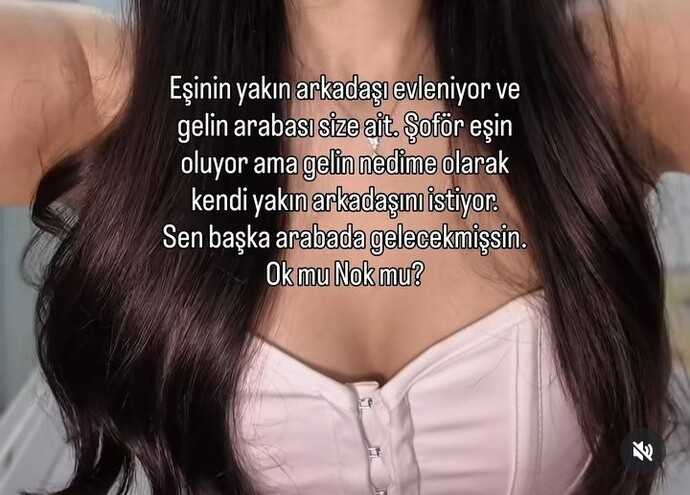 Arkadaşınızın düğününde eşiniz başka karşı cinsle nikah şahidi olup aynı arabada gitse sorun eder miydiniz?