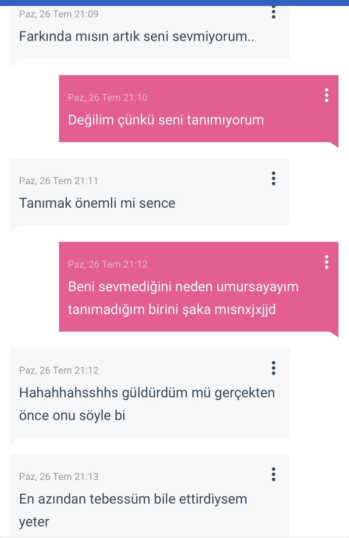 Sizi de böyle şizofrenler buluyor mu?