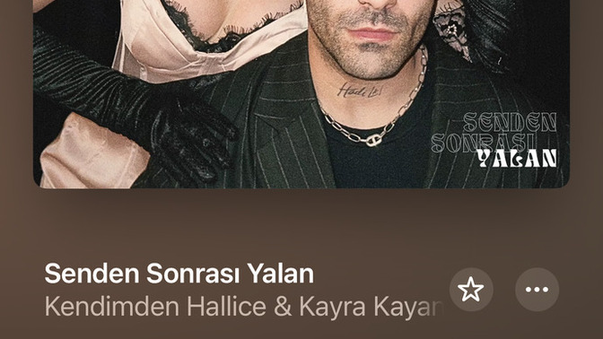 Şu sıralar sardığınız bir şarkı var mı?
