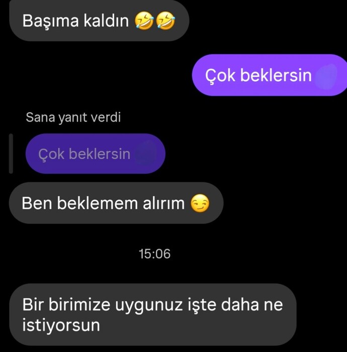 Böyle inatlasan birine çekilir misiniz?