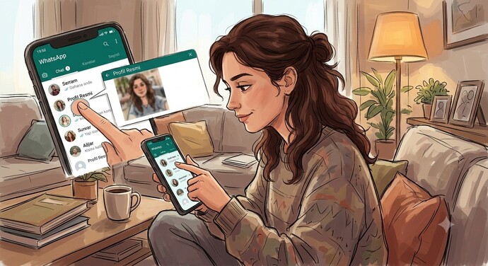 Whatsapptan milletin profil fotoğrafına bakar mısın?