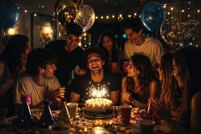 Arkadaşının doğum günü partisine gider misin?